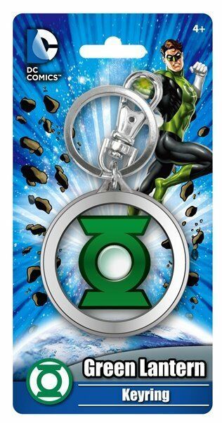 Primary image for DC Comics Green Lantern Colored Pewter Lantern Logo Key Ring Keychain NEW UNUSED