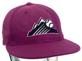 Colorado Rockies Baseball Hat-Purple-3D Embroidered Logo-New Era 59Fifty 7 1/4 - £20.54 GBP