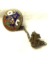 Ontario Agricultural College T 45 Lapel Pin Sterling Silver - $21.48