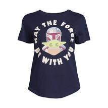 Star Wars Juniors&#39; Force Be With You Graphic Tee Blue Size XL(15/17) - £13.29 GBP
