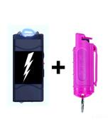 RECHARGEABLE ELECTRIC STUNNER AND .5 OZ SAFETY SPRAY  - $33.75