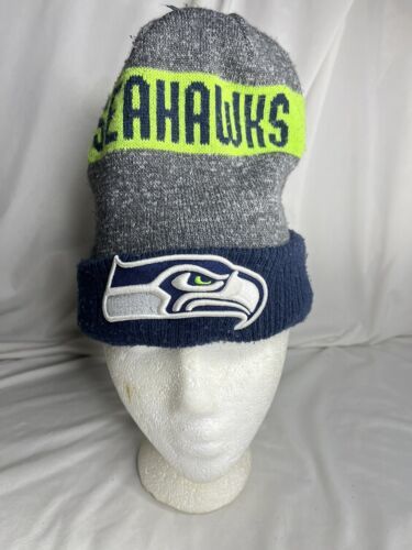 Primary image for Seattle Seahawks Sport Knit Beanie New Era Unisex Hat Adult Pom One Size