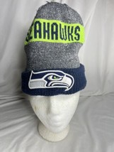Seattle Seahawks Sport Knit Beanie New Era Unisex Hat Adult Pom One Size - $7.92