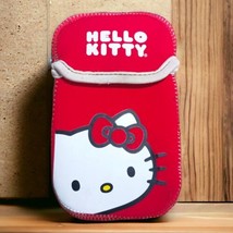 Hello kitty Cell Phone Pouch Case Sanrio 2004 Good Used 6&quot; X 3.75&quot; - $7.87