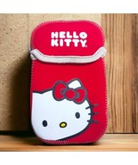 Hello kitty Cell Phone Pouch Case Sanrio 2004 Good Used 6&quot; X 3.75&quot; - £6.26 GBP