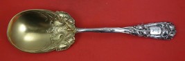 New Art by Durgin Sterling Silver Salad Serving Spoon GW w/ irises 9 1/2&quot; - £1,197.86 GBP
