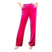 SIX/FIFTY Adeline Velour Pants Raspberry Pink Women&#39;s Medium $108 - £26.93 GBP