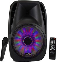 Black 15-Inch Portable Bluetooth Speaker From Befree With, Responsive Lights. - £160.36 GBP