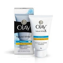2 X Olay Natural White 7 in 1 Instant Glowing Fairness Cream, 40 gm - £11.25 GBP