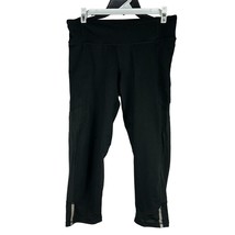 C9 by Champion Duodry Womens Size M Black Leggings Mesh Activewear Pants - £10.96 GBP
