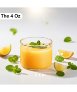 4 oz transparent glass cups (6 pieces) for cake pudding - $10.88