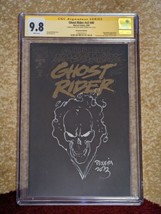Ghost Rider v2 #40 1993 Newsstand Cgc 9.8 Ss Signed &amp; Sketched By Mark Texeira - £298.32 GBP