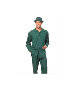 Men MONTIQUE 2pc Set Walking Leisure suit Long Sleeve Set 1641 Green - £71.92 GBP