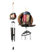 Western Country Rustic Texas Cowboy Boot With Lasso Ropes Hanging Wind C... - $60.13 CAD