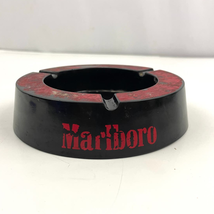 VTG Marlboro Ashtray Red Black 5&quot; Collectible Advertising - £15.56 GBP