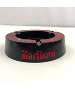 VTG Marlboro Ashtray Red Black 5&quot; Collectible Advertising - £15.56 GBP