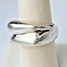 925 Sterling Silver Massive Band Ring Size 7.25 - £23.91 GBP