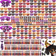 360 Pcs Halloween Dog Bow Ties Collar Set Christmas Dog Neckties Adjusta... - $105.99