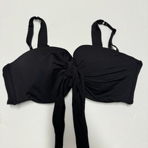 Coco Reef Womens Black Underwire Bandeau Bikini Swim Top Size 36DD/38DD - £20.25 GBP