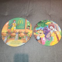 NEW Vintage 1989 &amp; 91 McDonalds plates 9 1/2&quot; &amp; 8&quot; Hamburger University - £11.73 GBP