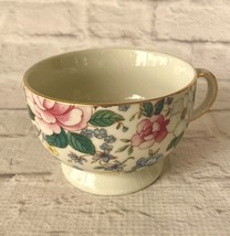 Floral Coffee Cup Gold Trim Pretty Mug A Special Place 2001 8 Oz Pink Green - $158.82 MXN