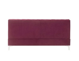Jaszira Modular - Armless 69" Sofa, Burgundy Velvet - $785.00