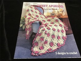 American School of Needlework Sweet Afghans Jo Ann Maxwell Craft Pattern Book - £9.50 GBP