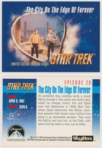 RARE 1993 TOS Star Trek VHS EXC SkyBox Card #28 The City on the Edge of Forever - £19.23 GBP