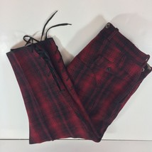 Vintage 1940s Mens Woolrich Mackinaw Red Black Plaid Pants Hunting Wool Size 46 - £433.20 GBP
