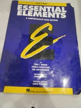 Vintage Hal Leonard Essential Elements Flute Book 1 A Comprehensive Band Method - £4.73 GBP