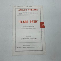 Playbill Theater Program Apollo Theatre Flare Path - £12.41 GBP
