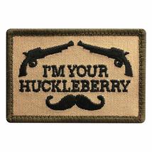 I&#39;m Your Huckleberry Hook Fastener Patch (3.0 X 2.0 MTB-27D) - £6.38 GBP