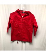 Polo Ralph Lauren Red Hooded Jacket Kids Size 5 Full Zip Windbreaker NEW - $19.59