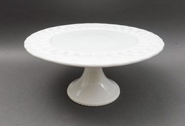 TIffany &amp; Co Italy Woven White Pedestal Footed Wedding Cake Plate Platter Stand - £159.28 GBP
