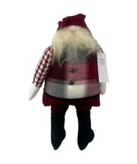 Vintage 2008 Woof and Poof Santa Claus Christmas Xmas Decor Musical USA 19&quot; - £44.36 GBP