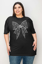 Simply Love Full Size Bow Tie Graphic T-Shirt - £21.50 GBP
