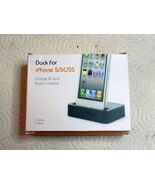 Dock For iPhone 5 / 5C / 5S Charging And Audio Output White - $125.83 MXN