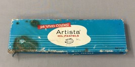 Vintage Artista Oil Pastel Set of 22 Vivid Colors Binney &amp; Smith USA No 224 - £7.42 GBP