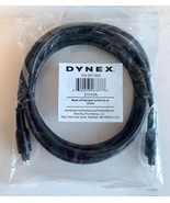 NEW Dynex 8 ft PVC Jacket Optical Digital Audio Cable Black DX-SF1352  - £6.95 GBP