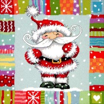 DIY Dimensions Patterned Santa Christmas Needlepoint Pillow Wall Hanging... - $54.95