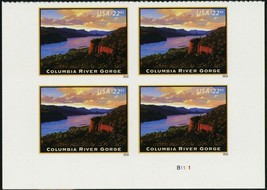 Columbia River Gorge $22.95 Express Mail Plate Block of Four Stamps Scott 5041 - £199.33 GBP