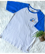 Vans x Disney Donald Duck 2015 Blue Short Sleeve Baseball Graphic T-Shirt M - €19,12 EUR