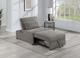 Smoke Gray Corduroy Sofa Sleeper Bed - $307.99
