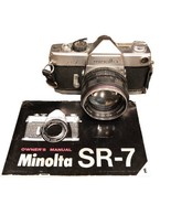 Minolta SR-7  Film Camera Body Japan  Auto Rokkor - PF 1:1.4 F=58mm 1242... - £46.73 GBP