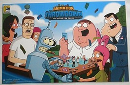 ANIMATION THROWDOWN 11&quot;x17&quot; Original Promo TV Game Poster SDCC 2017 Fami... - £19.26 GBP