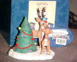 Enesco Rudolph With Comet No More Reindeer Games Figurine MIB #104258 - $174.99