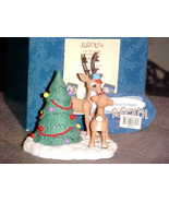 Enesco Rudolph With Comet No More Reindeer Games Figurine MIB #104258 - £134.90 GBP