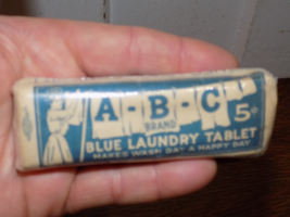 Vintage ABC Brand Blue Laundry Tablet Package - $830.38 MXN