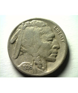 1936-S BUFFALO NICKEL FINE / VERY FINE F/VF NICE ORIGINAL COIN FAST 99c ... - $3.25