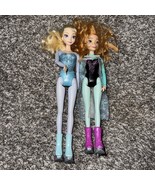 Disney Frozen Princess Ice Skating Elsa And Anna Barbie Doll 12&quot; 2013 Ma... - $15.02 CAD